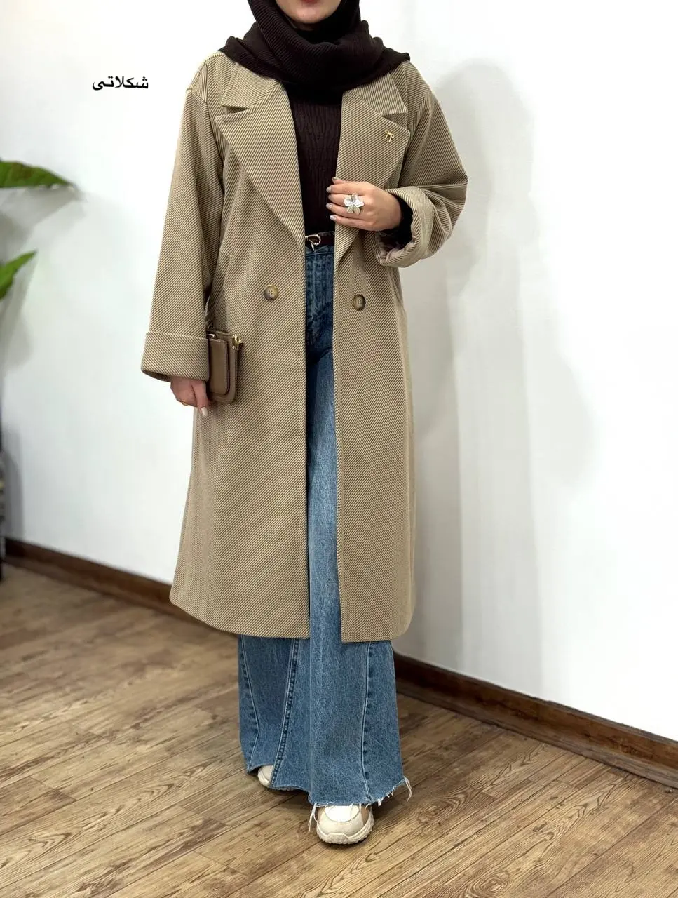 پالتو فوتر بلند آستردار ماهرخ